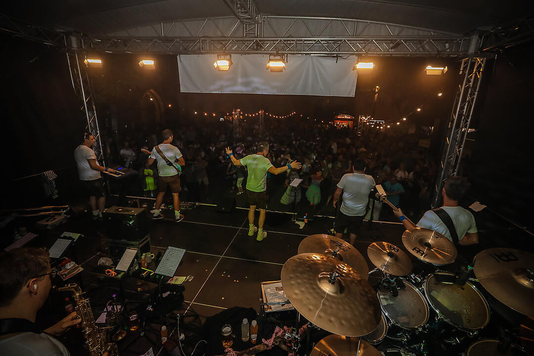 Beste Stimmung beim Stadtfest in Schweinfurt.