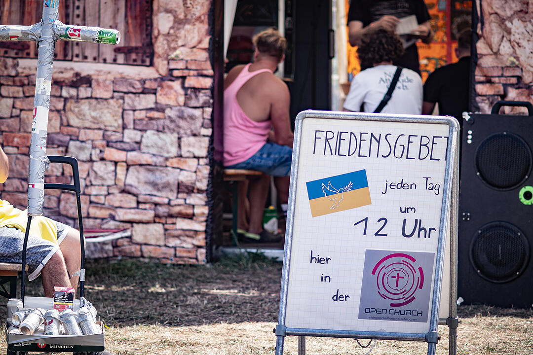 Beste Partystimmung auf dem Festival-Gelände!