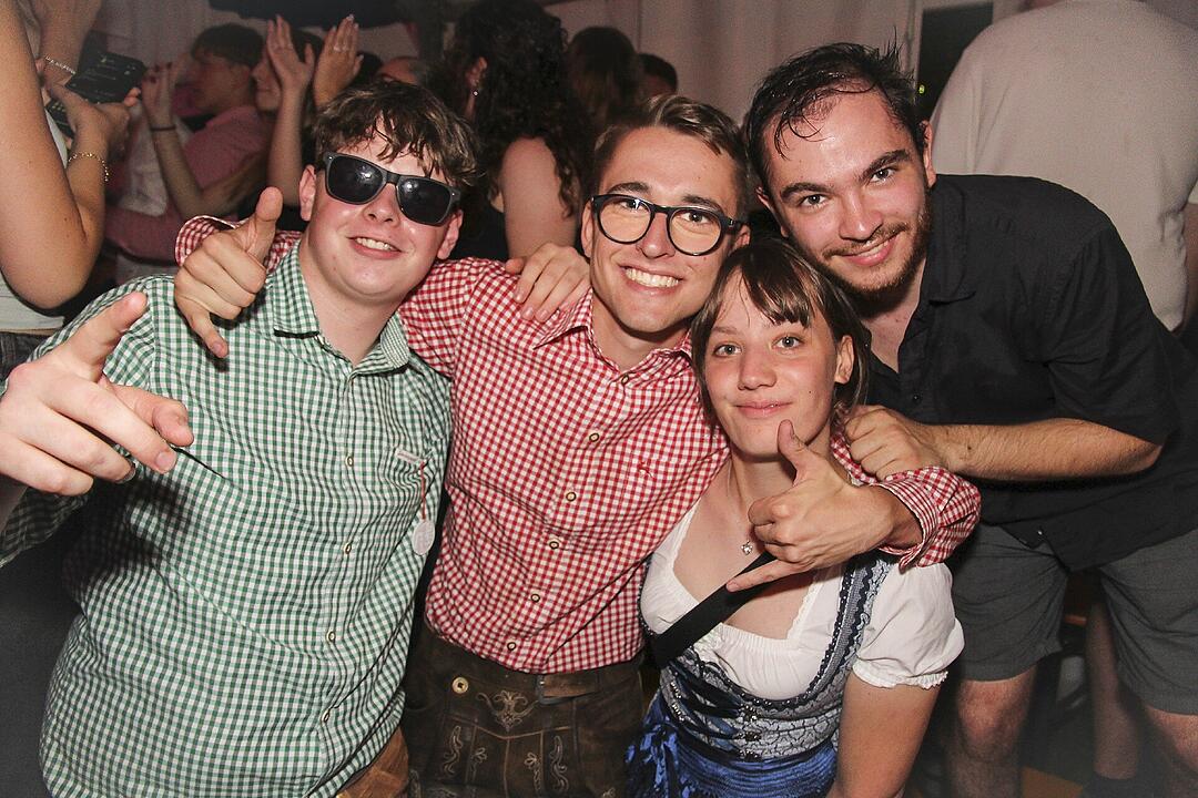Am Montag spielte die Band "Radspitz".