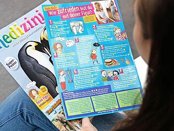 "Wie zufrieden bist du mit deiner Figur?": Der Test im Magazin "medizini" wird von vielen Eltern kritisch gesehen.  Foto: Matthias Hoch