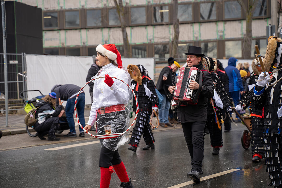 Der traditionelle Umzug zog ca. 70.000 Faschingsfreunde an.