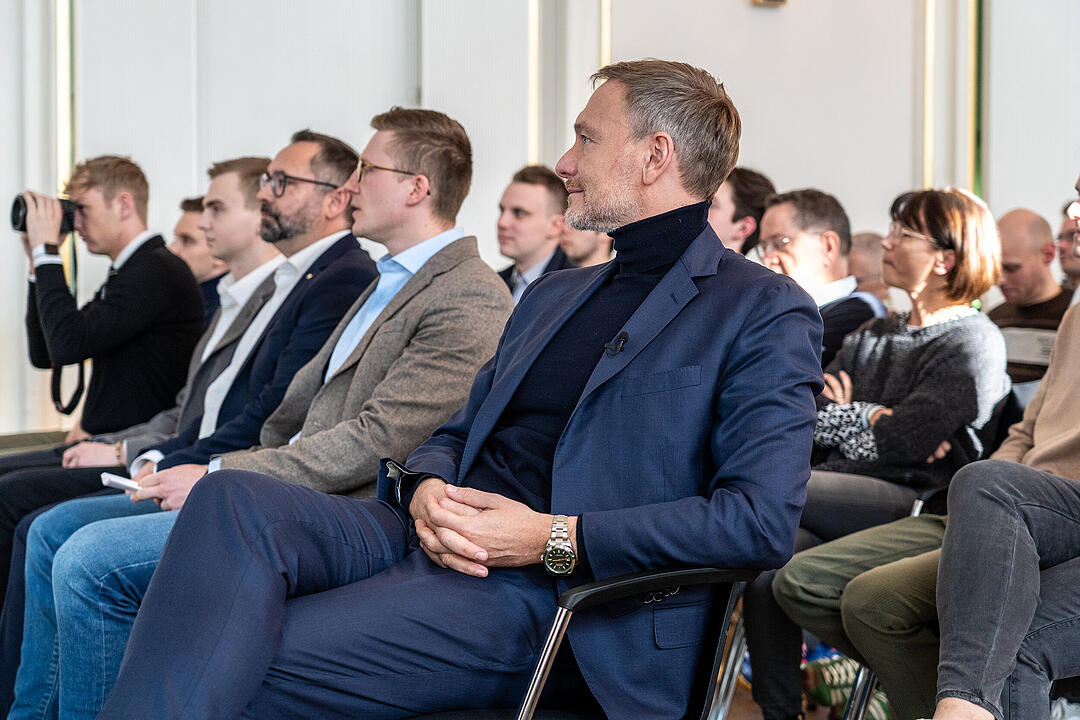 Der Spitzenkandidat der Liberalen gab sich bürgernah.