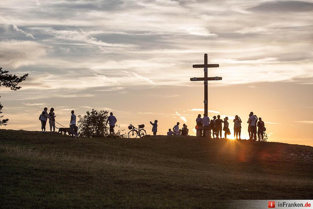 Sonnenuntergang auf dem Staffelberg