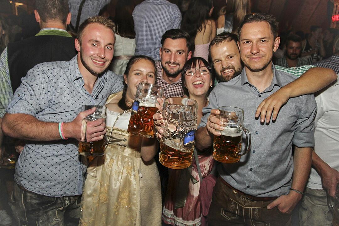 Am Donnerstag spielten die "Stoapfälzer Spitzbuam".