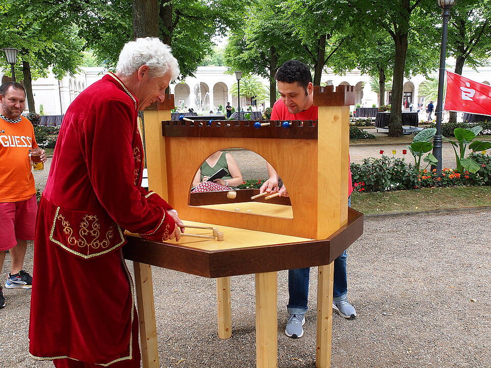 Historienspektakel im Kurpark