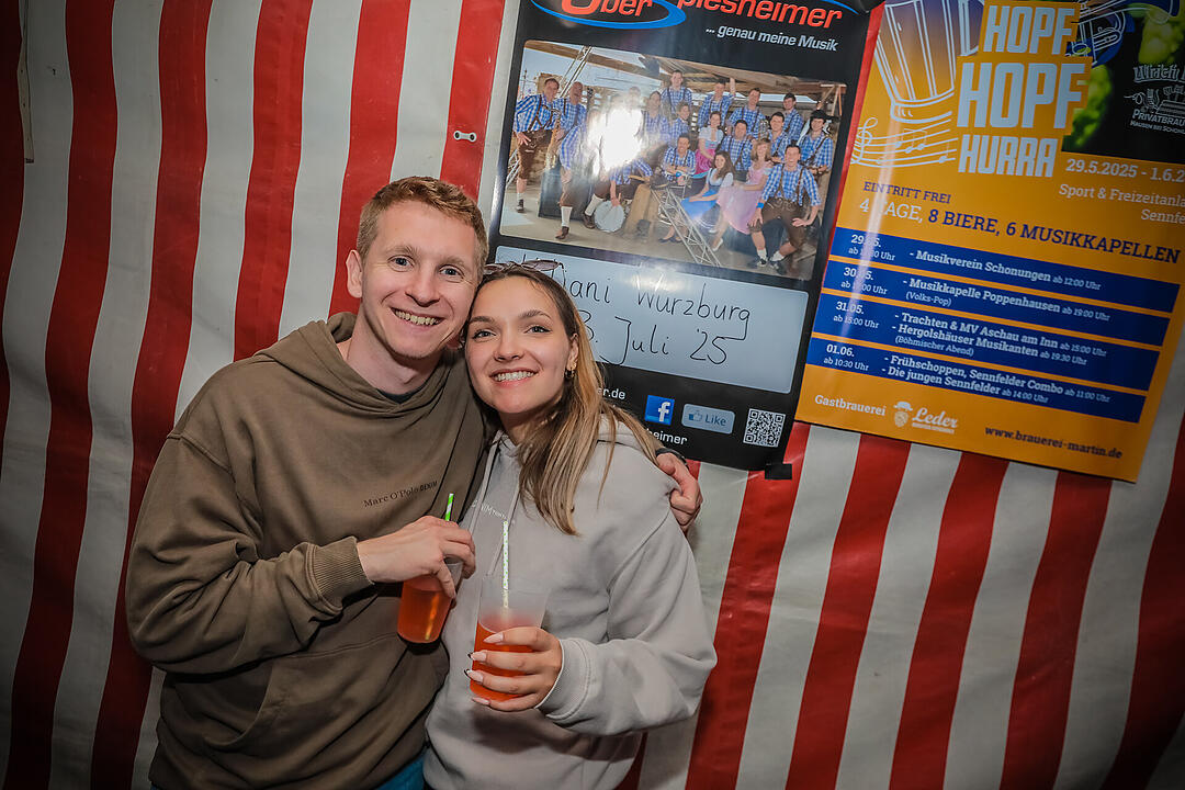 Es herrschte beste Stimmung beim Bierfest!