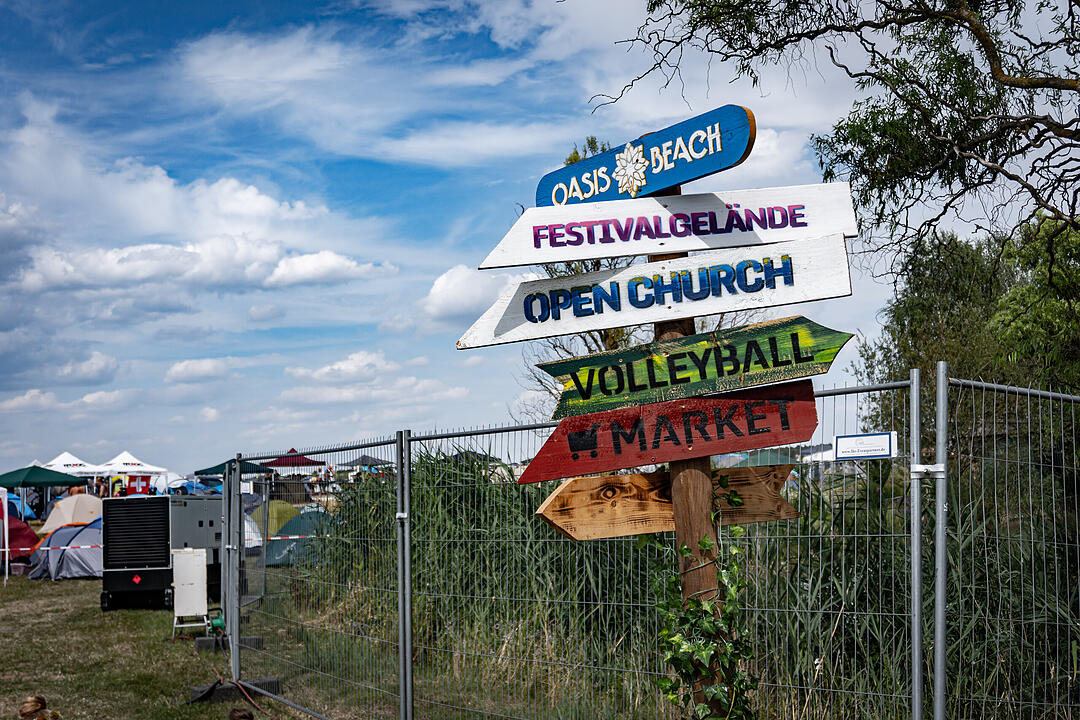 Beste Partystimmung auf dem Festival-Gelände!