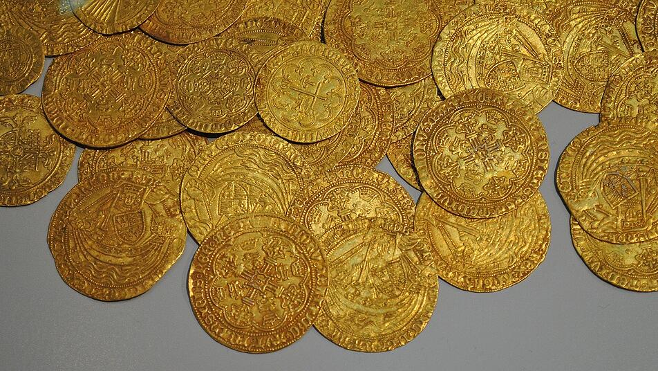 Goldmünzen wie diese gibt es im Rheinischen Landesmuseum zu bestaunen.
