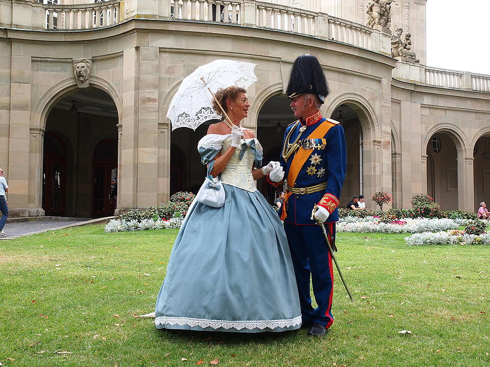 Historienspektakel im Kurpark