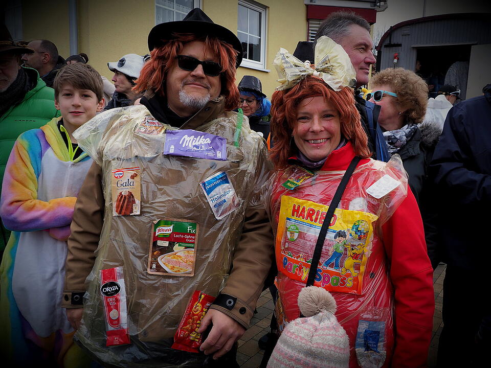 Beste Faschingslaune in Aura/Saale