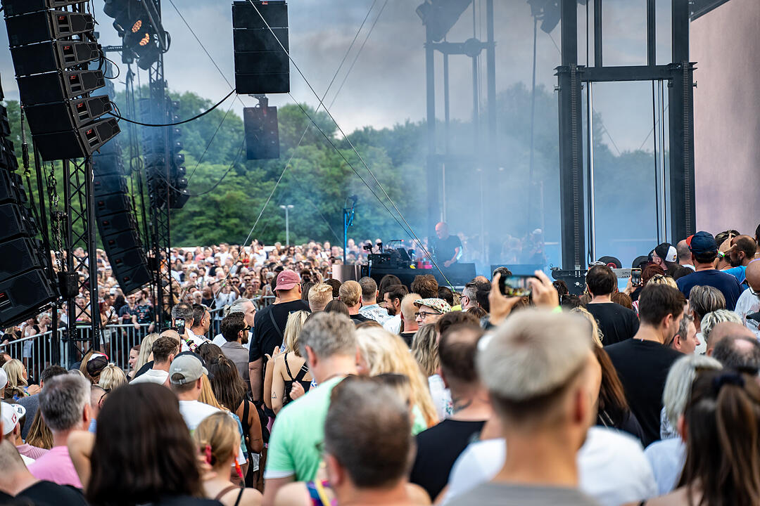 Weltstar Paul Kalkbrenner in Nürnberg.
