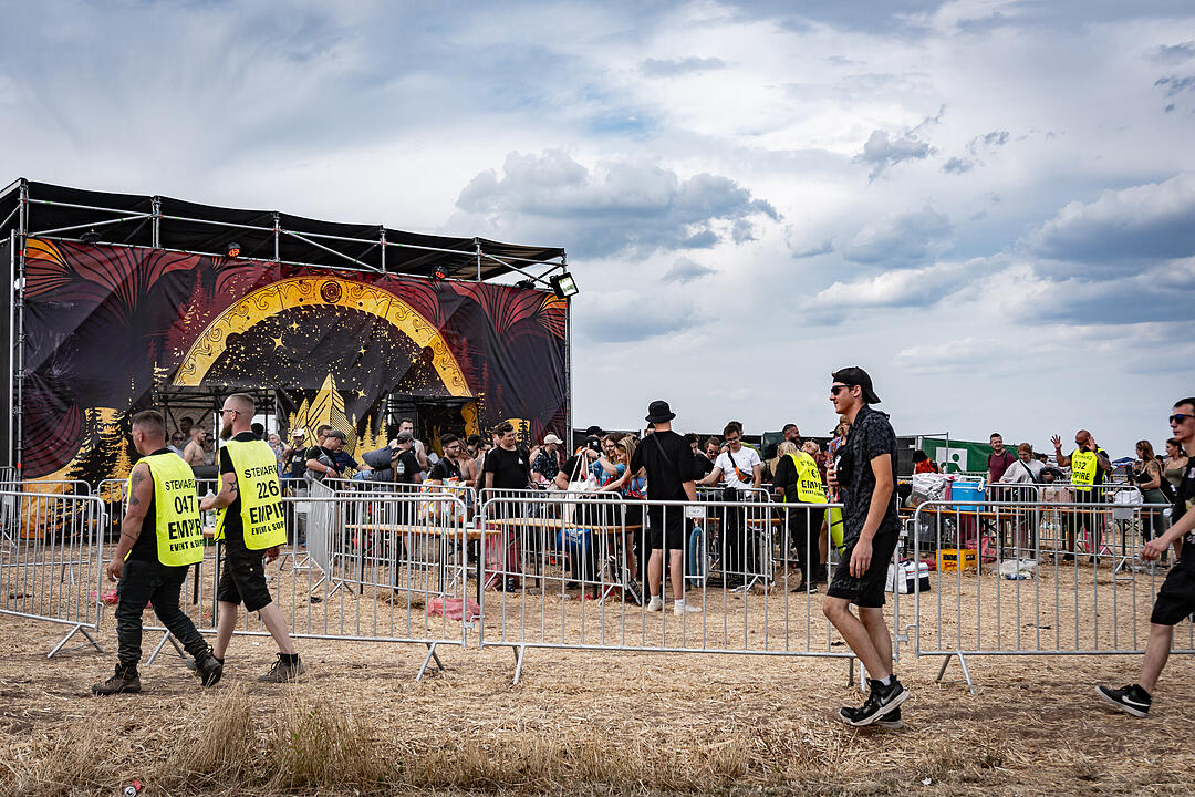 Beste Partystimmung auf dem Festival-Gelände!
