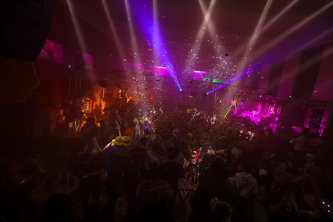 Beste Partystimmung in der Stadthalle