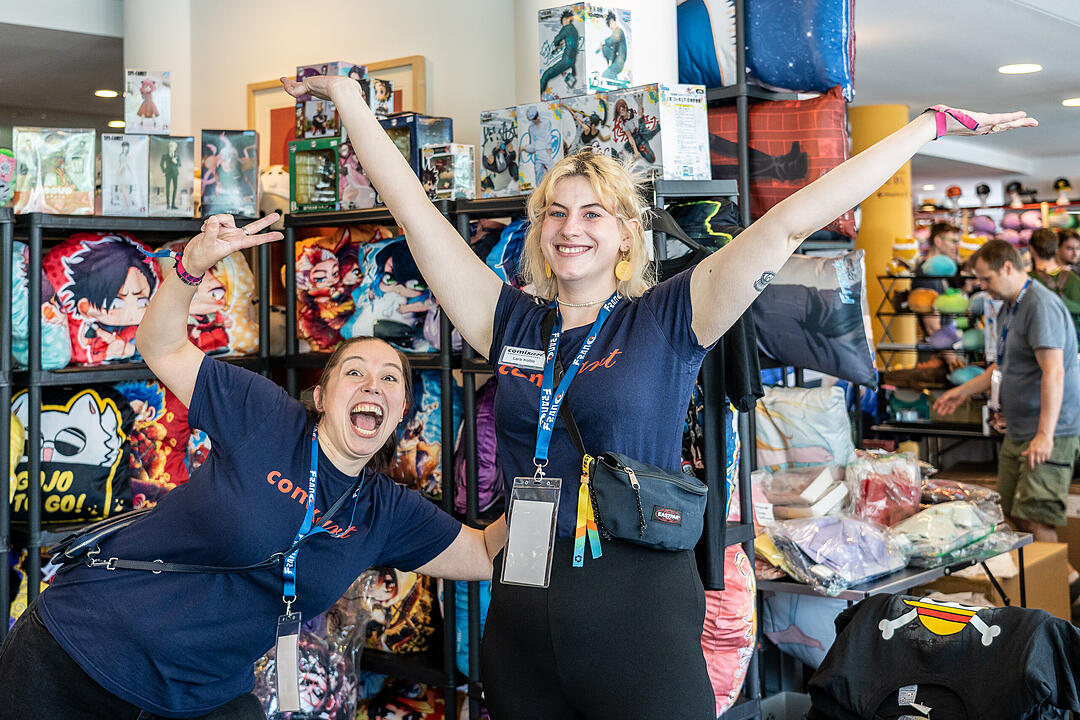 Ganz viele Cosplayer aus nah und fern feiern ihr Hobby!