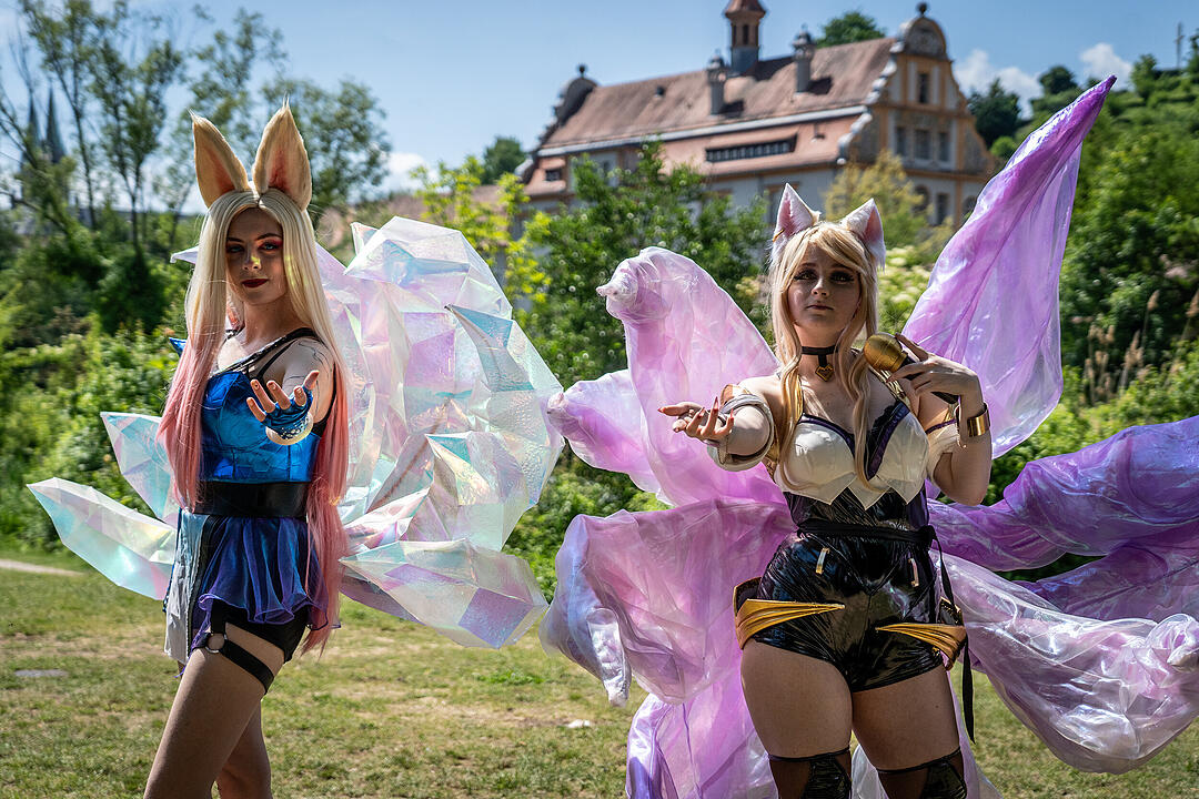 Wunderschöne Cosplays konnten bewundert werden!