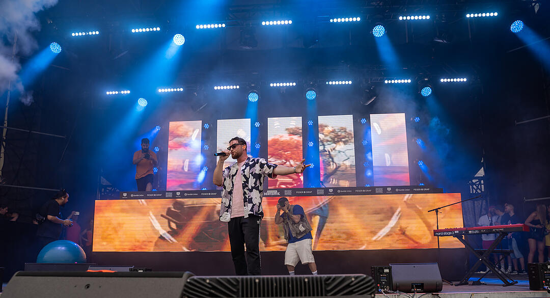 Beste Stimmung herrschte beim größten HipHop Open Air in Nordbayern!