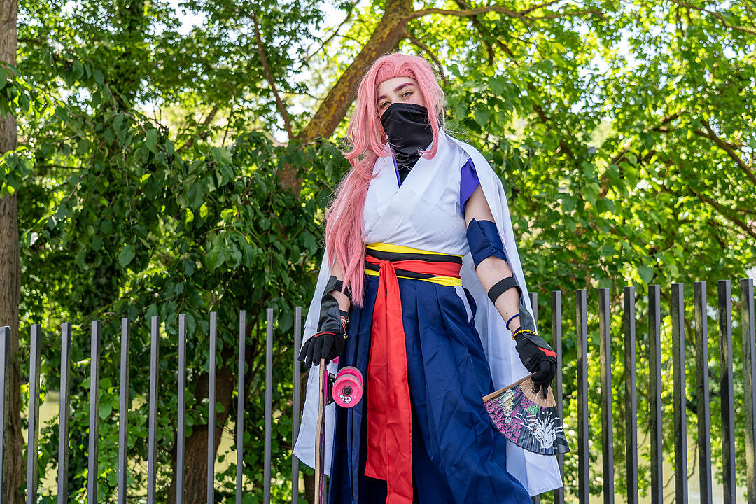 Ganz viele Cosplayer aus Nah und Fern feiern ihr Hobby!