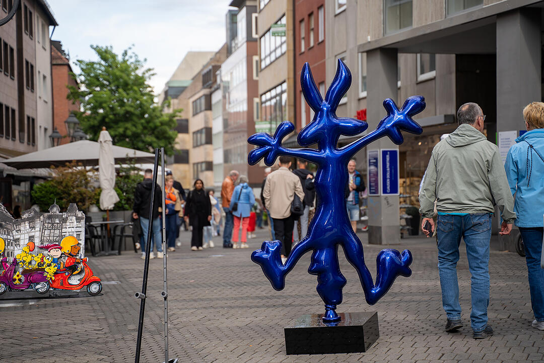 Nürnberg erstrahlte in BLAU.