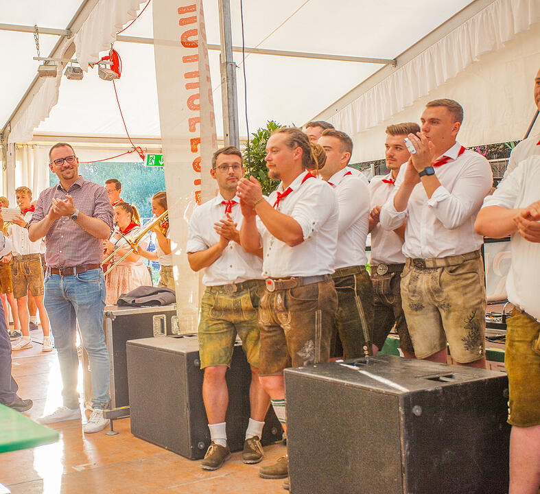 Grandioser Auftakt mit den Rothsee Musikanten.