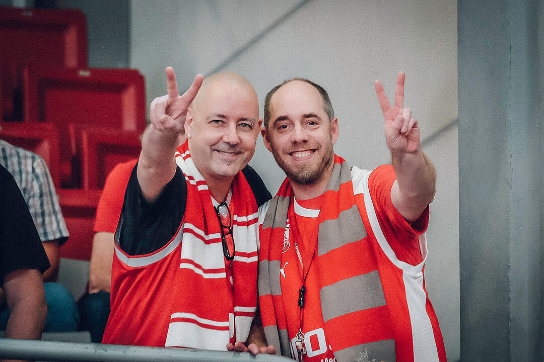 Impressionen vom Pokalachtelfinale