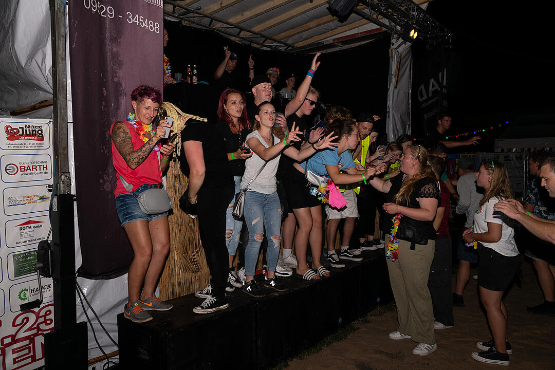 Impressionen von der Partynacht