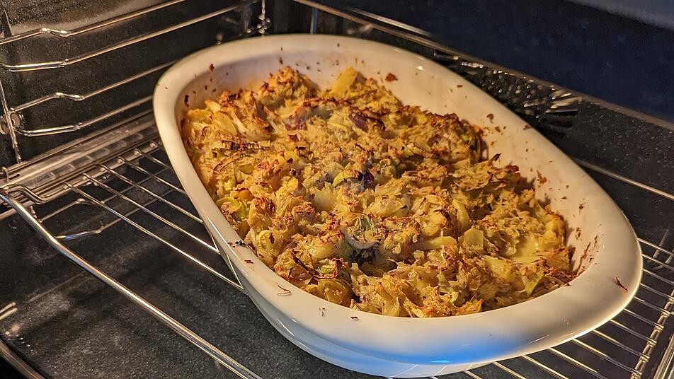 Mit knuspriger Kruste schmeckt der Dippelappes besonders gut.