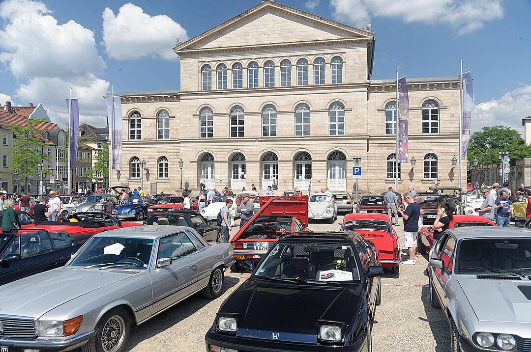 Hunderte von Oldtimern konnten bestaunt werden!
