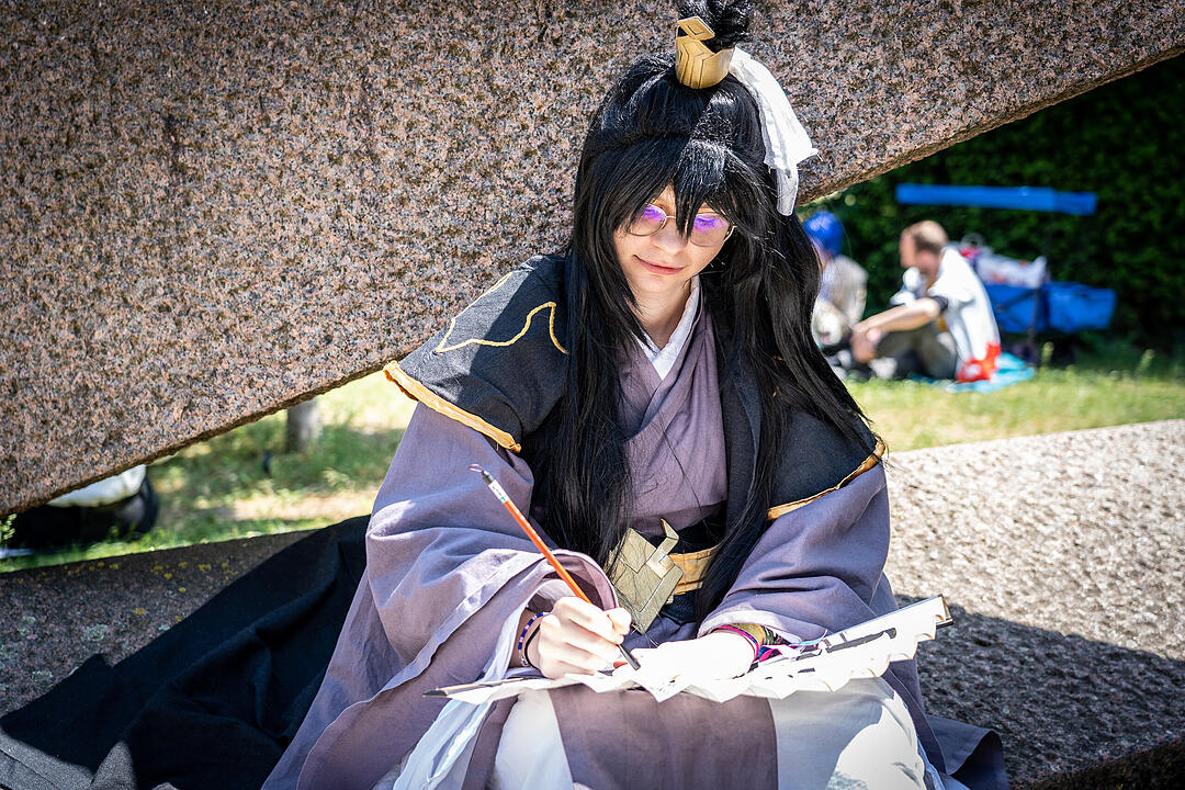 Ganz viele Cosplayer aus Nah und Fern feiern ihr Hobby!