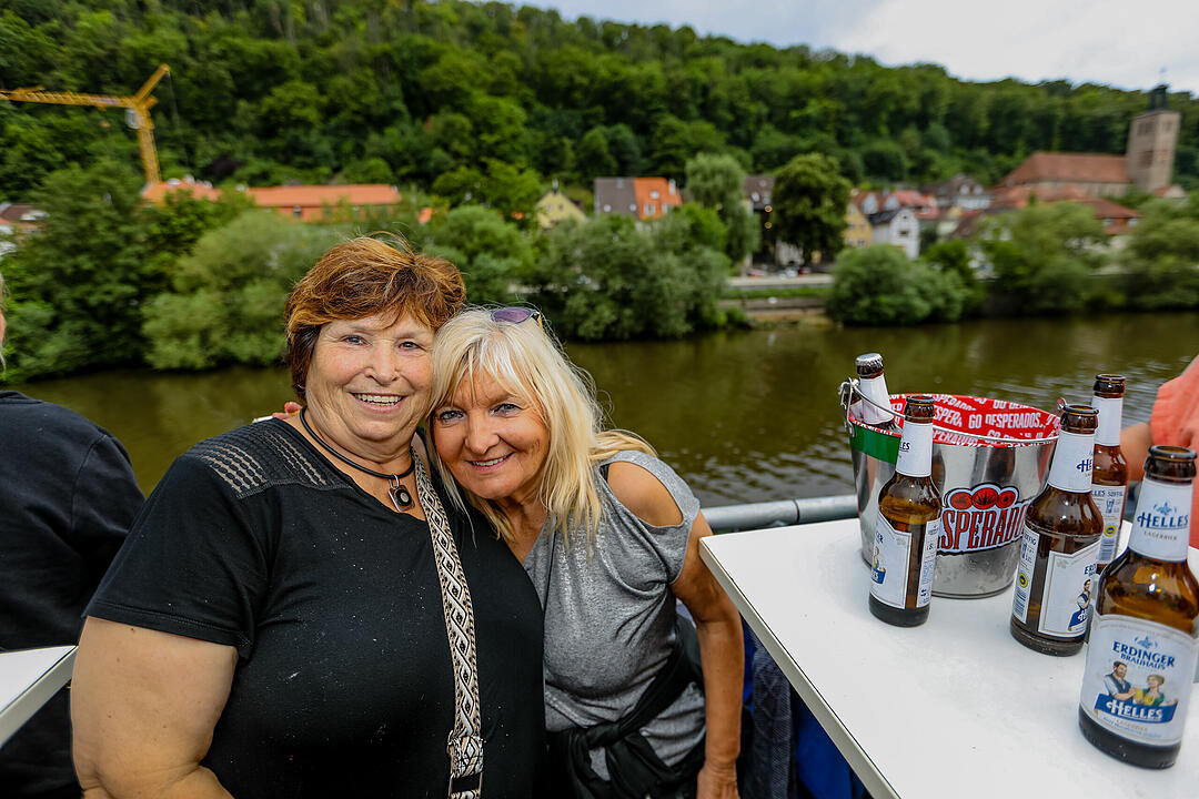 Auf drei Decks wurde richtig gefeiert!