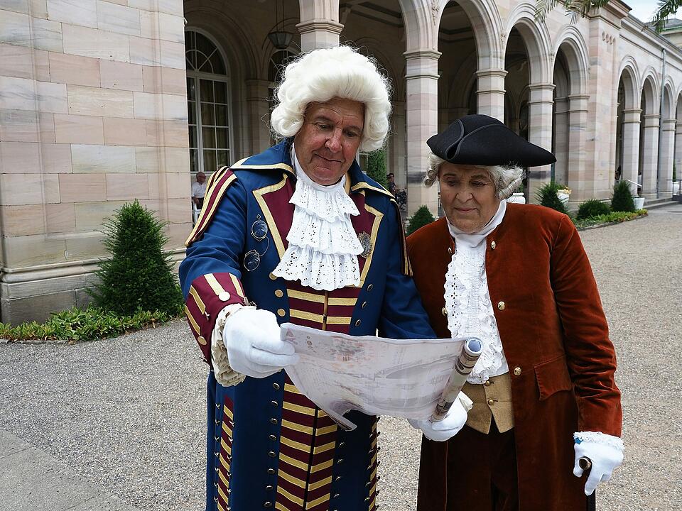 Historienspektakel im Kurpark