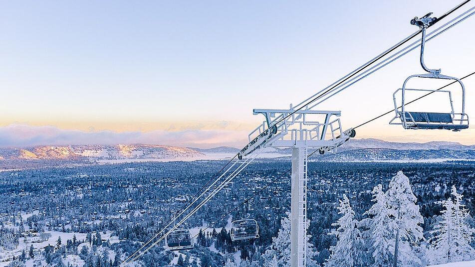 Wunderschöne Schneelandschaft