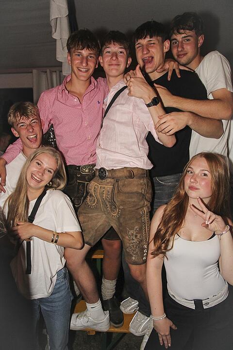 Am Montag spielte die Band "Radspitz".
