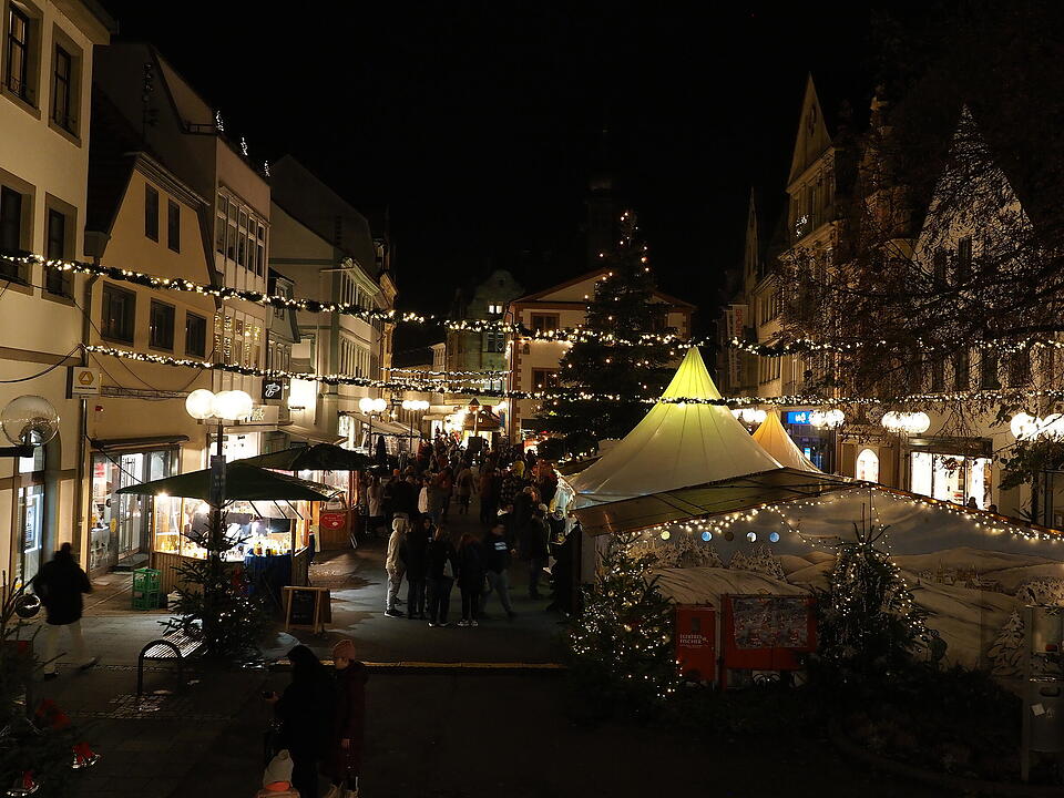Weihnachtliche Stimmung in der Innenstadt