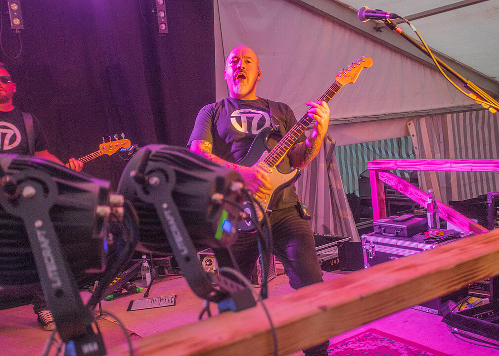 Die Cover- und Partyband "Tasty 7" spielten am Samstag.