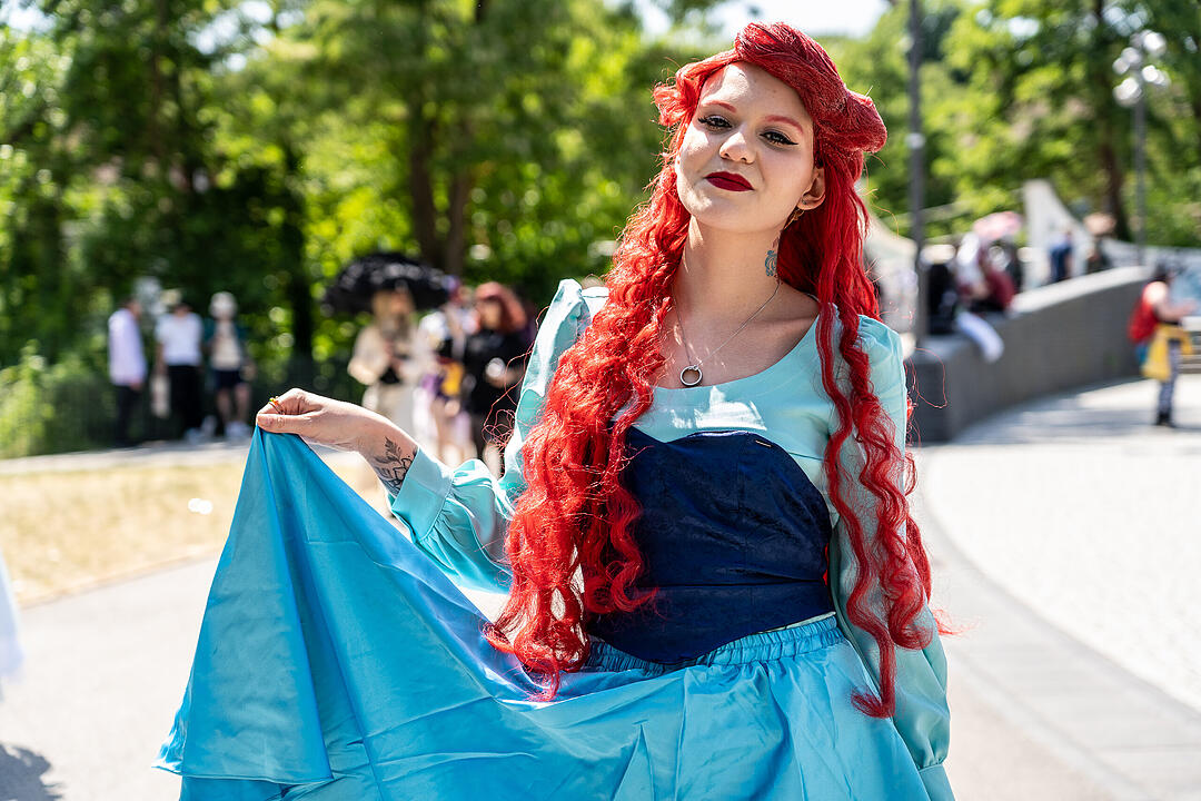 Ganz viele Cosplayer aus Nah und Fern feiern ihr Hobby!