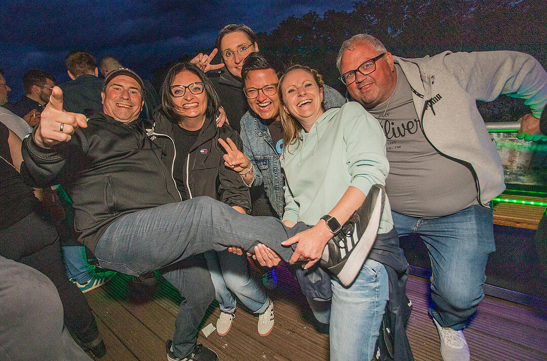 Auf drei Decks wurde richtig gefeiert!