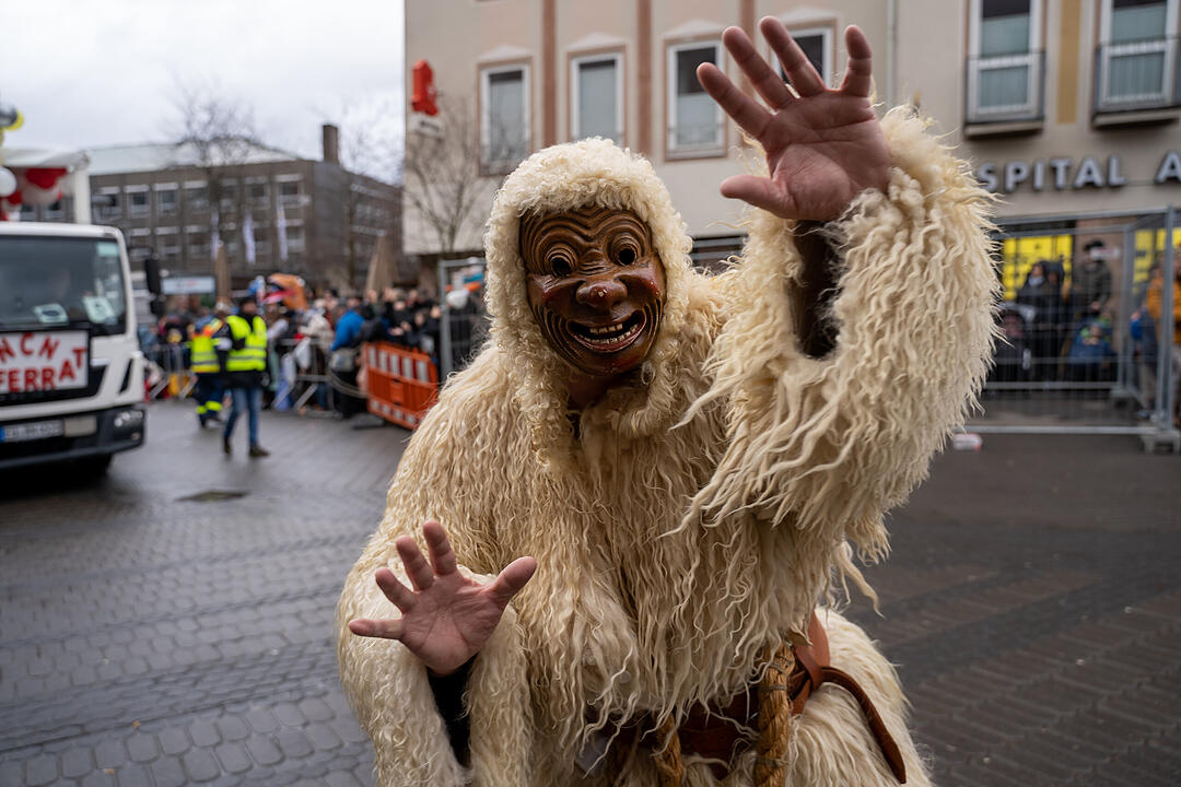 Der traditionelle Umzug zog ca. 70.000 Faschingsfreunde an.