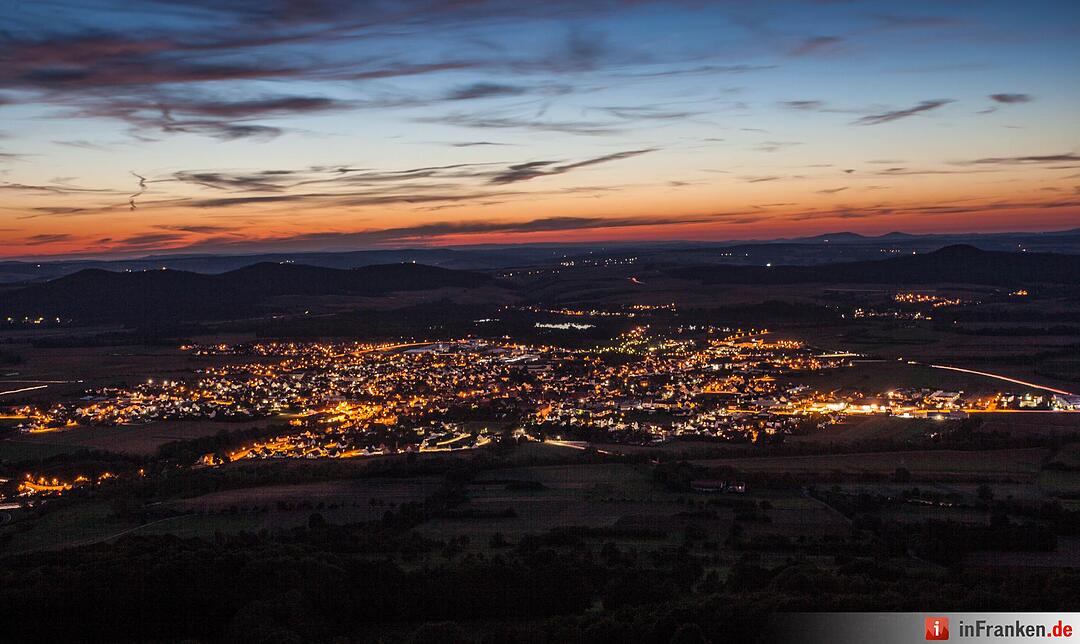 Sonnenuntergang auf dem Staffelberg