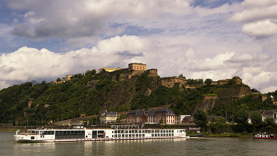 Festung Ehrenbreitstein in Koblenz.
