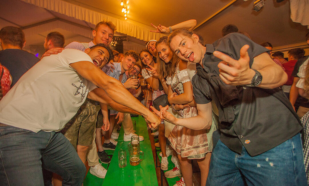 Ausgelassene Stimmung mit rocKing und Tasty 7.