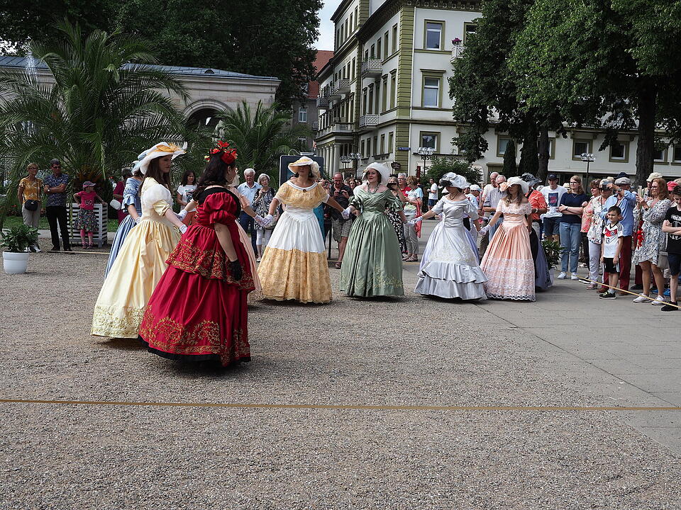 Historienspektakel im Kurpark