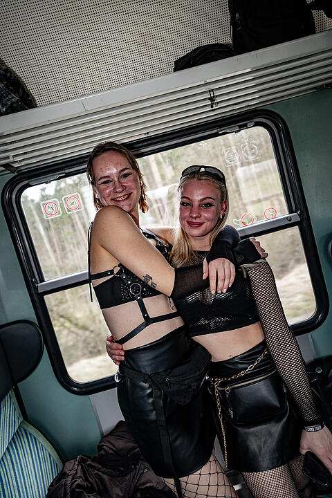 Der Party Zug war wieder unterwegs.
