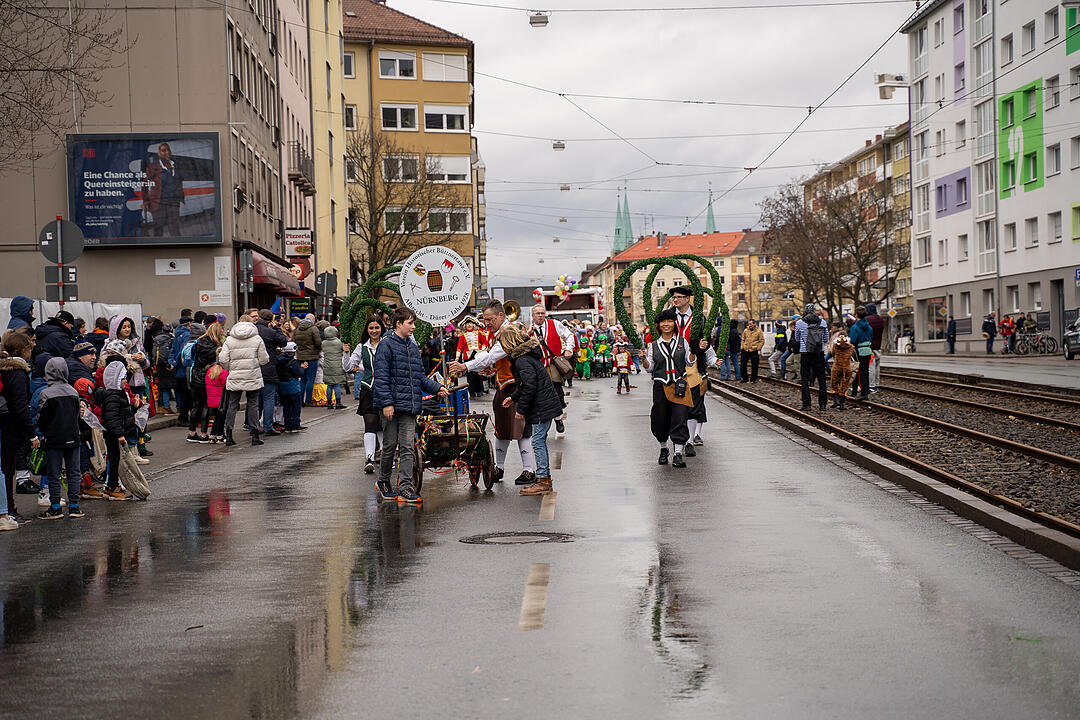 Der traditionelle Umzug zog ca. 70.000 Faschingsfreunde an.