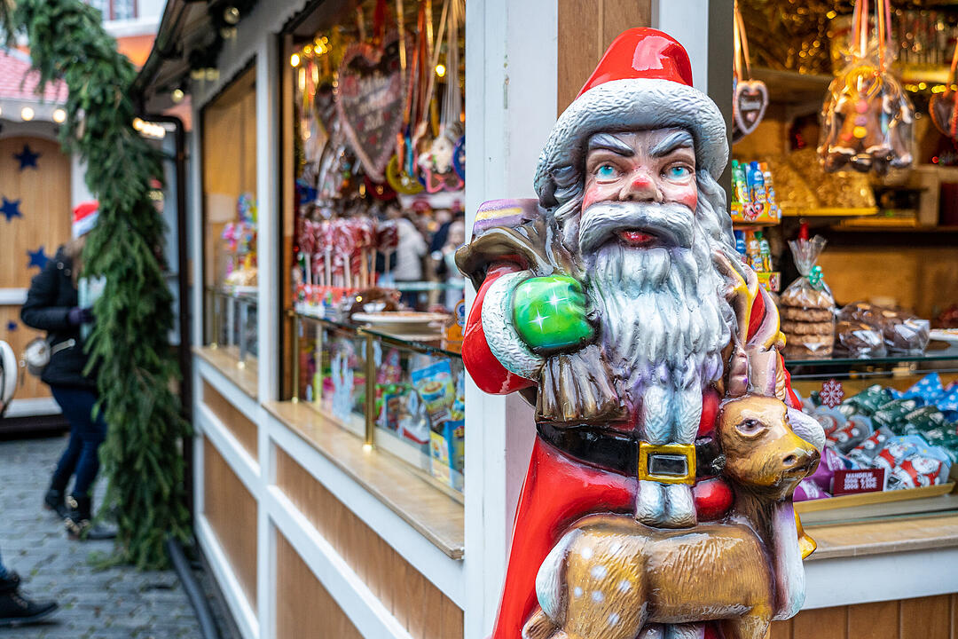 Zauberhafte Atmosphäre auf dem Marktplatz.
