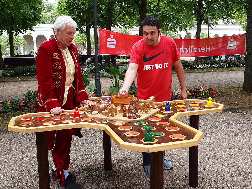 Historienspektakel im Kurpark