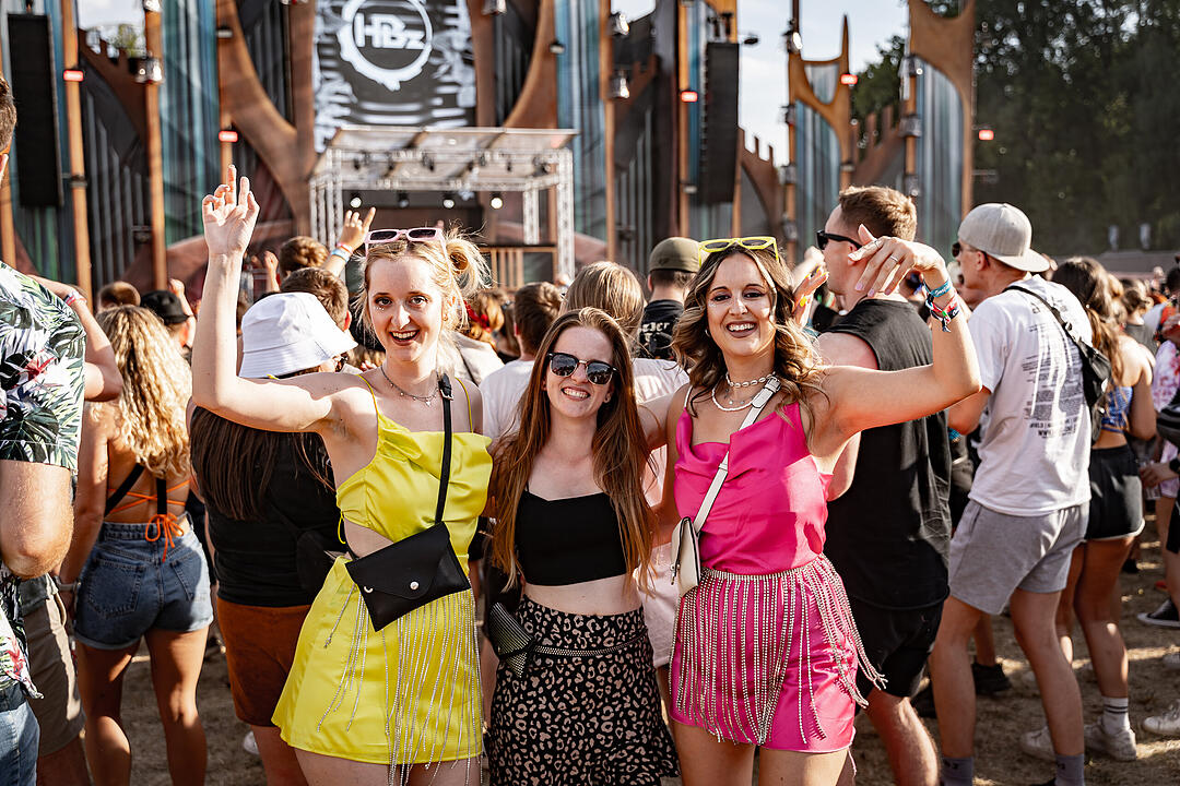 Beste Partystimmung auf dem Festival-Gelände!