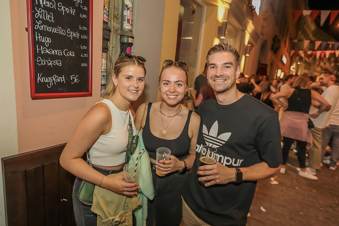 Endlich wieder Partystimmung im Sandgebiet