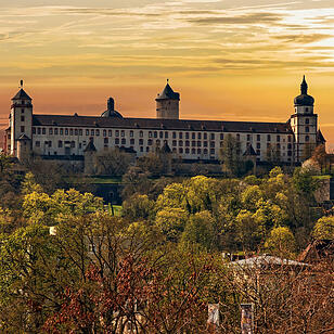 Festung Marienberg oberhalb des Mains in Würzburg