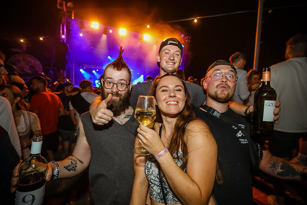 Erstklassige Stimmung mit den Almrockern!