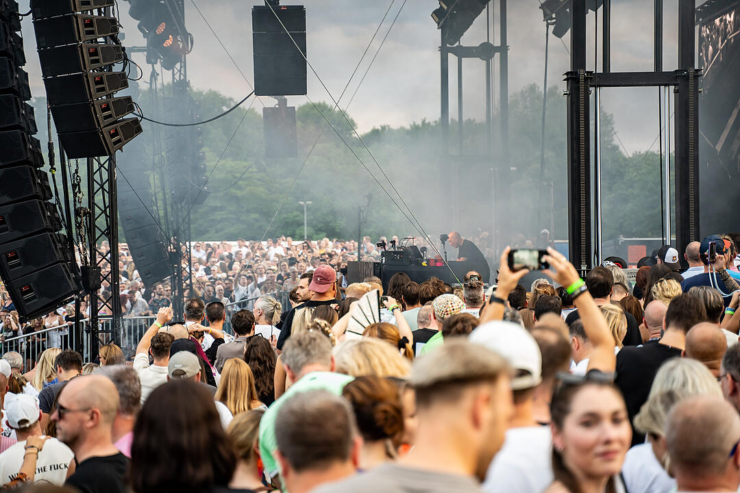 Weltstar Paul Kalkbrenner in Nürnberg.